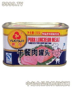 粤花午餐肉罐头198g 便捷美味，粤式风情的餐桌佳选